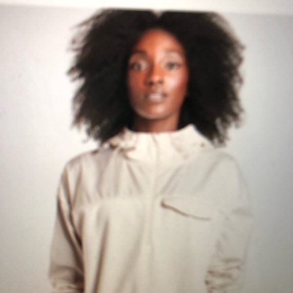 NWT Athleta Zion Microfleece Half Zip Jacket - Pearl White - Women’s Size M - Picture 7 of 13